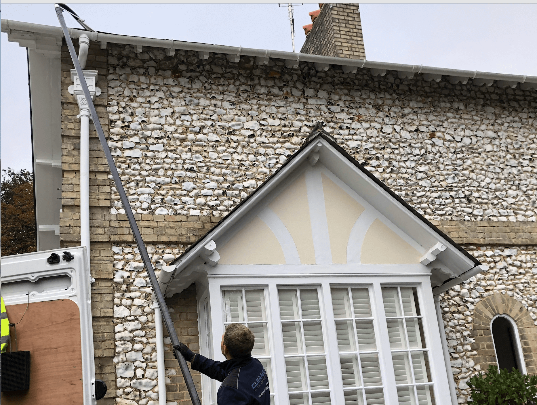 Professional gutter cleaning tools and equipment used by The Roof Moss Cleaners in Broxbourne